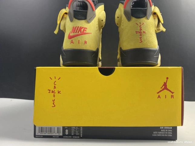 Cheap CN1084-300 6 AIR SCOTT X YELLOW JORDAN TRAVIS 0808